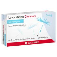 Levocetirizin Glenmark 5 mg Filmtabletten 7 St