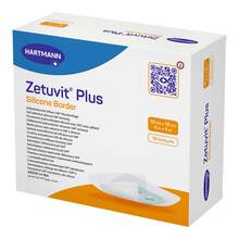Zetuvit Plus Silicone Border steril 10x10 cm 10 St