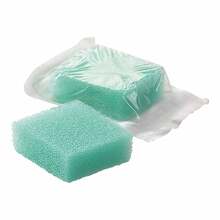 Ligasano gr&uuml;n steril Wundputzer 2x5x5 cm 10 St