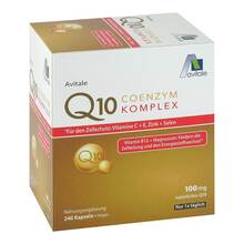 Coenzym Q10 100 mg Kapseln + Vitamine + Mineralstoffe 240 St