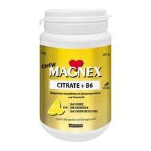 Abbildung: Magnex Citrate 375 mg + B6 Chew laktosefrei veg.KTA 100 St, Kautabletten PZN 17568259 