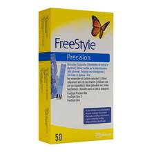 Freestyle Precision Blutzucker Teststreifen ohne Codierung 50 St