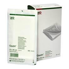 Gazin Mullkomp.10x20 cm steril 8fach 25x2 St