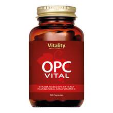 Abbildung: OPC Vital Traubenkernextrakt 150 mg + Vitamin C Kapseln  60 St, Kapseln PZN 18053497 