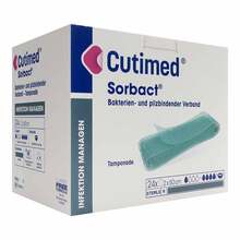 Cutimed Sorbact Tamponaden 2x50 cm 24 St