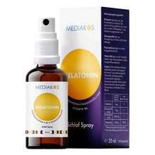 Melatonin Ashwagandha Mediakos Schlaf Spray vegan 20 ml