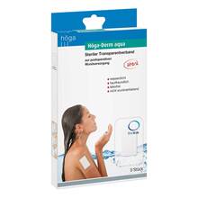H&ouml;ga-Derm aqua ste.transparent Verband mit Wundauflage 11x16 cm 5 St