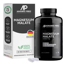 Abbildung: Magnesium Malate 3000 mg vegan Tabletten 180 St, Tabletten PZN 18236602 