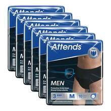 Attends Men Protective Underwear 3 M 6x10 St