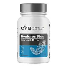 Abbildung: Cyb Hyaluron Plus Vitamin C + B12 + Zink vegan Kapseln 90 St, Kapseln PZN 18492535 
