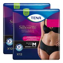 Tena Silhouette Plus M black Inkontinenz Pants 2x12 St