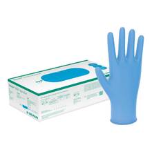Vasco Nitril sky-blue Unt.- / Schutzhandschuhe unste.L 100 St