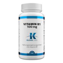 Abbildung: Vitamin B1 100 mg Kapseln 120 St, Kapseln PZN 18808151 