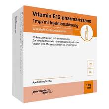 Vitamin B12 Pharmarissano 1 mg / ml Injektionsl&ouml;sung Ampulle  100x1 ml