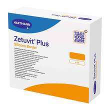 Zetuvit Plus Silicone Border steril 12,5x12,5 cm 10 St