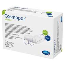 Cosmopor silicone Wundverband 5x7,2 cm 10 St