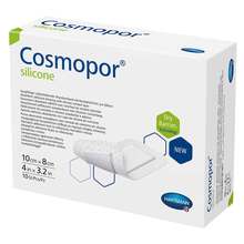 Cosmopor silicone Wundverband 8x10 cm 10 St