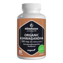Abbildung: Ashwagandha Extrakt 500 mg Kapseln vegan 90 St, Kapseln PZN 19228042 