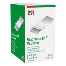 Suprasorb F Protect Folien-Wundverband 5x7 cm ste. 100 St