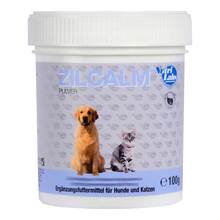 Abbildung: Zilcalm Erg.Futtermittel Pulver für Hunde / Katzen 100 g, Pulver PZN 19292488 