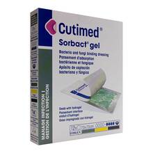 Cutimed Sorbact Gel Kompressen 7,5x7,5 cm 12 St