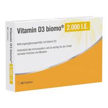 Vitamin D3 Biomo 2.000 I.E. Tabletten 60 St