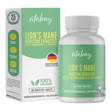 Abbildung: Lion`s Mane Hericium Erinaceus 60000mg hochdos.TAB 180 St, Tabletten PZN 19427741 