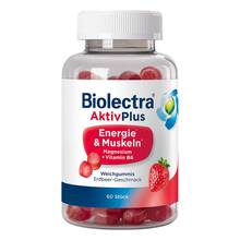 Abbildung: Biolectra Aktivplus Energie & Muskeln Gummis Erdb. 60 St, Kaudragees PZN 19510643 
