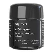 Abbildung: Zink 25 mg Kapseln 30 St, Kapseln PZN 19647520 