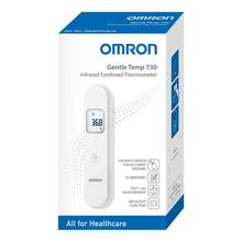Abbildung: Omron Gentle Temp 730 contactless Stirnthermometer 1 St PZN 19649312 