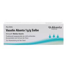 Abbildung: Vaselin Abanta 1 g / g Salbe 25 g, Salbe PZN 19720547 