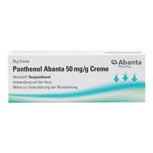 Abbildung: Panthenol Abanta 50 mg / g Creme 25 g, Creme PZN 19720607 