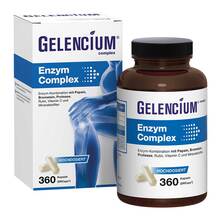 Gelencium Enzym Complex hochdosiert mit Bromelain Kapseln  360 St