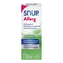 Abbildung: Snup Allerg 137 µg / 50 µg pro Sprühstoß Nasenspray 23 g, Nasenspray PZN 19756166 