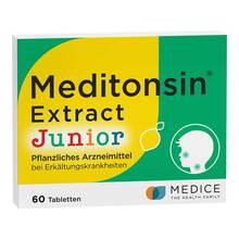 Abbildung: Meditonsin Extract Junior pflanzl.Erkältungstabletten  60 St, Tabletten PZN 19846892 