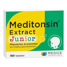 Abbildung: Meditonsin Extract Junior pflanzl.Erkältungstabletten  180 St, Tabletten PZN 19846917 