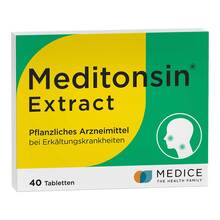 Abbildung: Meditonsin Extract pflanzliche Erkältungstabletten 40 St, Tabletten PZN 19846946 