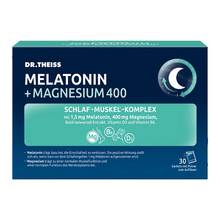 Abbildung: Dr. Theiss Melatonin + Magnesium 400 Schlaf-Komplex Pulver 30X5 g, Pulver PZN 19871329