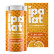 Abbildung: Ipalat Die Vitaminpastille Orange-Ingwer 40 St, Pastillen PZN 19900226 