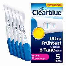 Abbildung: Clearblue Schwangerschaftstest frühe Erkennung Test, 5 St PZN 19902811