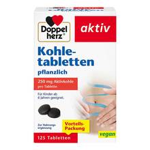 Abbildung: Doppelherz Kohletabletten 125 St, Tabletten PZN 19946116 