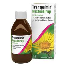 Abbildung: Transpulmin Hustenstiller Sirup 180 ml, Sirup PZN 19962724 