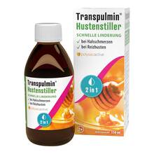 Abbildung: Transpulmin Hustenstiller 150 ml, Sirup PZN 19962730 