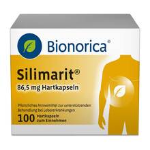 Abbildung: Silimarit 86,5 mg Hartkapseln 100 St, Hartkapseln PZN 19981242 