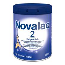 Abbildung: Novalac 2 Folge-Milchnahrung Pulver nach dem 6.Monat 800 g, Pulver PZN 20005643 