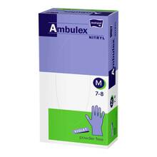 Ambulex Nitryl Untersuchungshandschuhe unsteril ungepudert M violett 100 St