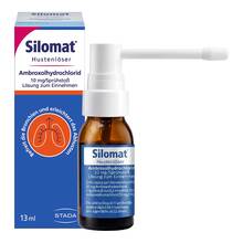 Abbildung: Silomat Hustenlöser Ambroxol 10mg / Sprü.Lösung zum Einnehmen  13 ml, Lösung zum Einnehmen PZN 20045157 