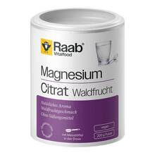 Abbildung: Raab Vitalfood Magnesiumcitrat Waldfrucht Pulver Pulver, 200 g PZN 20048871