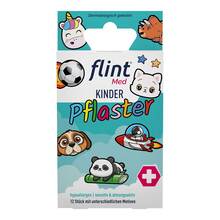 Abbildung: Flint Med Kinder Pflaster 13x22mm hypoallergen sens. 12 St, Pflaster PZN 20054877 
