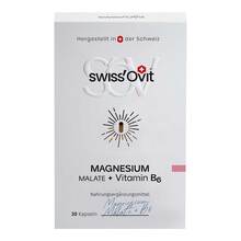 Abbildung: Swissovit Magnesium Malat + Vitamin B6 Kapseln 30 St, Kapseln PZN 20082715 